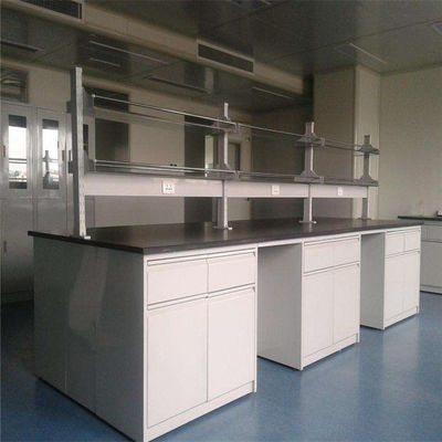 Tıbbi Laboratuvarlar Kimyasal Dayanıklı Masa Üstü, 850mm Üniversite Laboratuvar Mobilyaları