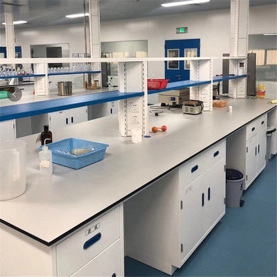 Üniversite Çelik Laboratuvar Mobilyaları 750 * 800mm Kimya Laboratuvarı Masası