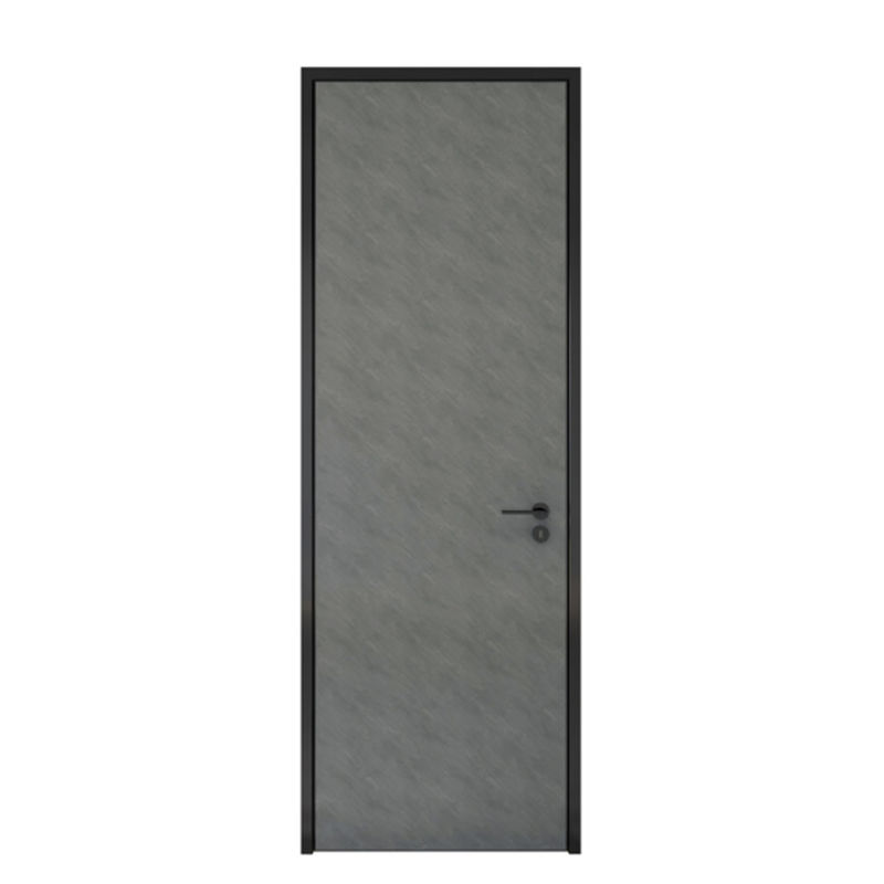Zanaat Odası için ISO9001 160mm Genişlik Alüminyum Kaplı Ahşap Giriş Kapıları